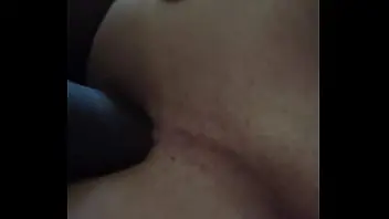 amateur girlfriend jerks cum onto her pussy