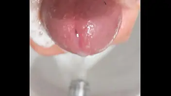 amateur cum on pussy from behind