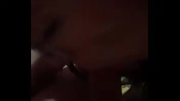 licking cum out of a pussy